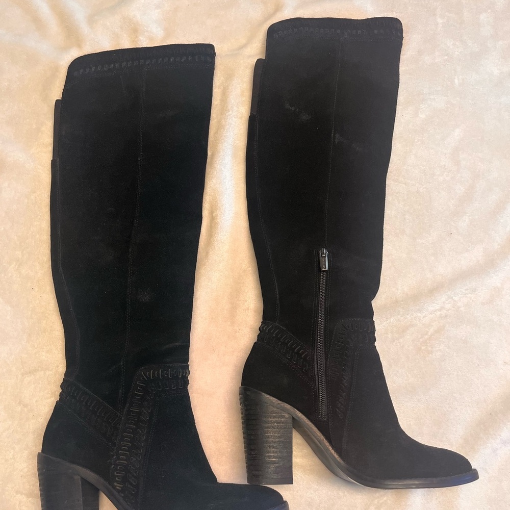 Women’s Vince Camuto black suede boots